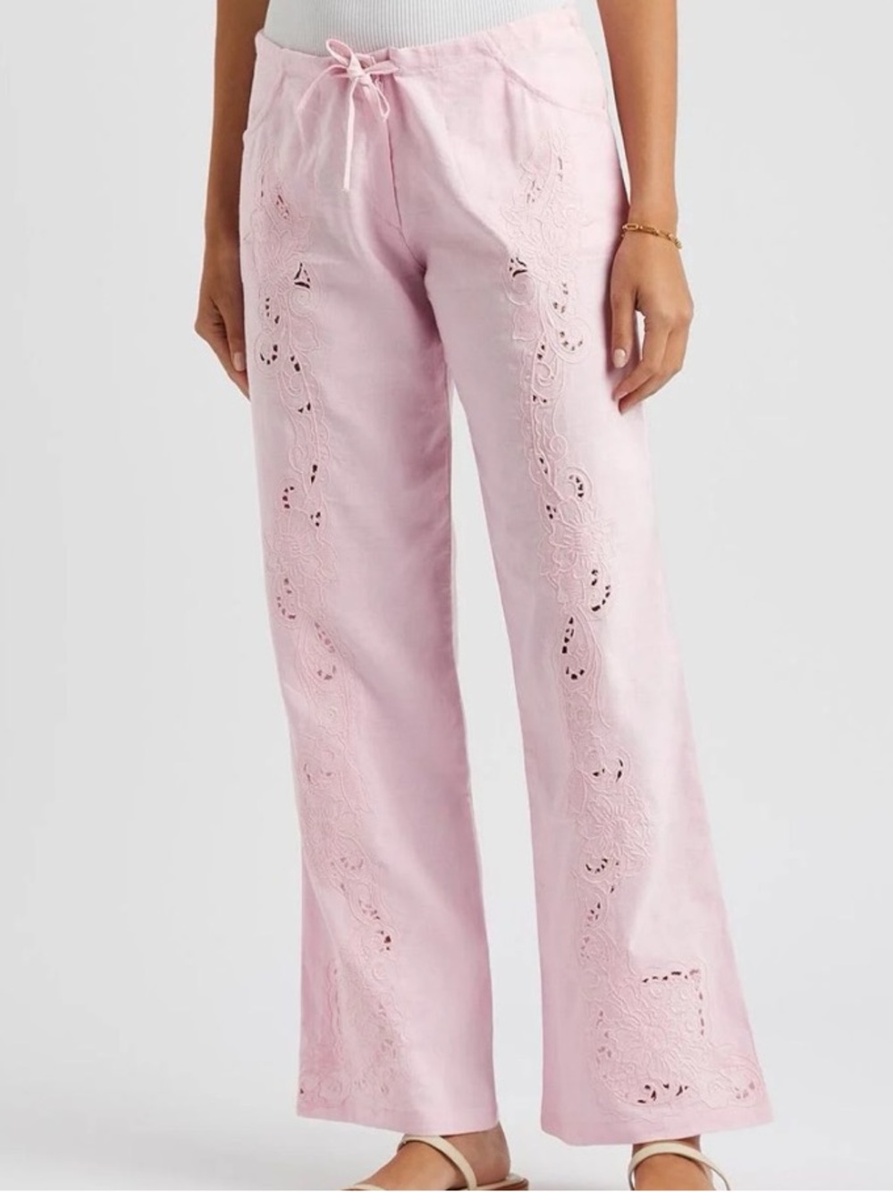 Gimaguas Pink Ring / Eyelet Pants